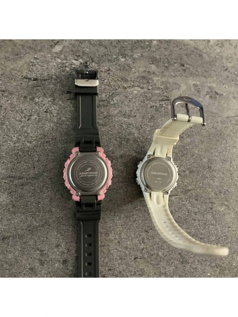 Pair Of Armitron & Marathon Digital Womens Watches Both Watches Run Great Bin I